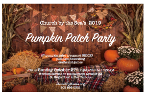 Pumpkin Patch Party flyer 2019